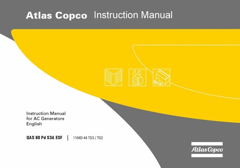 Atlas Copco QAS 60 Pd S3A ESF User manual