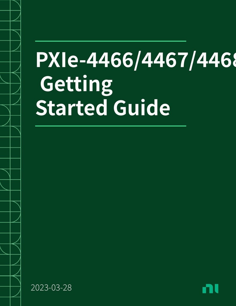 National Instruments PXIe-4466 Getting started guide