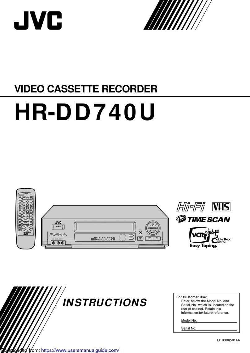 JVC HR-DD740U User manual
