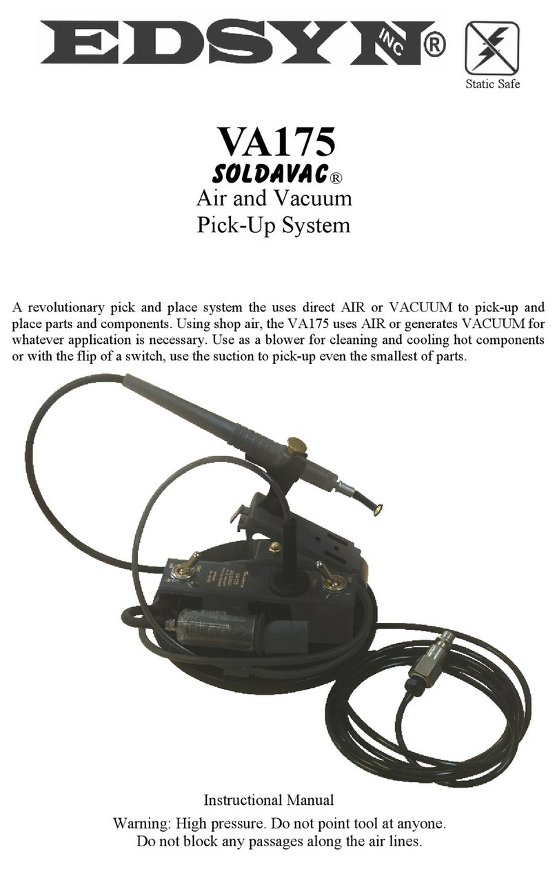 Edsyn SOLDAVAC VA175 Instructional manual
