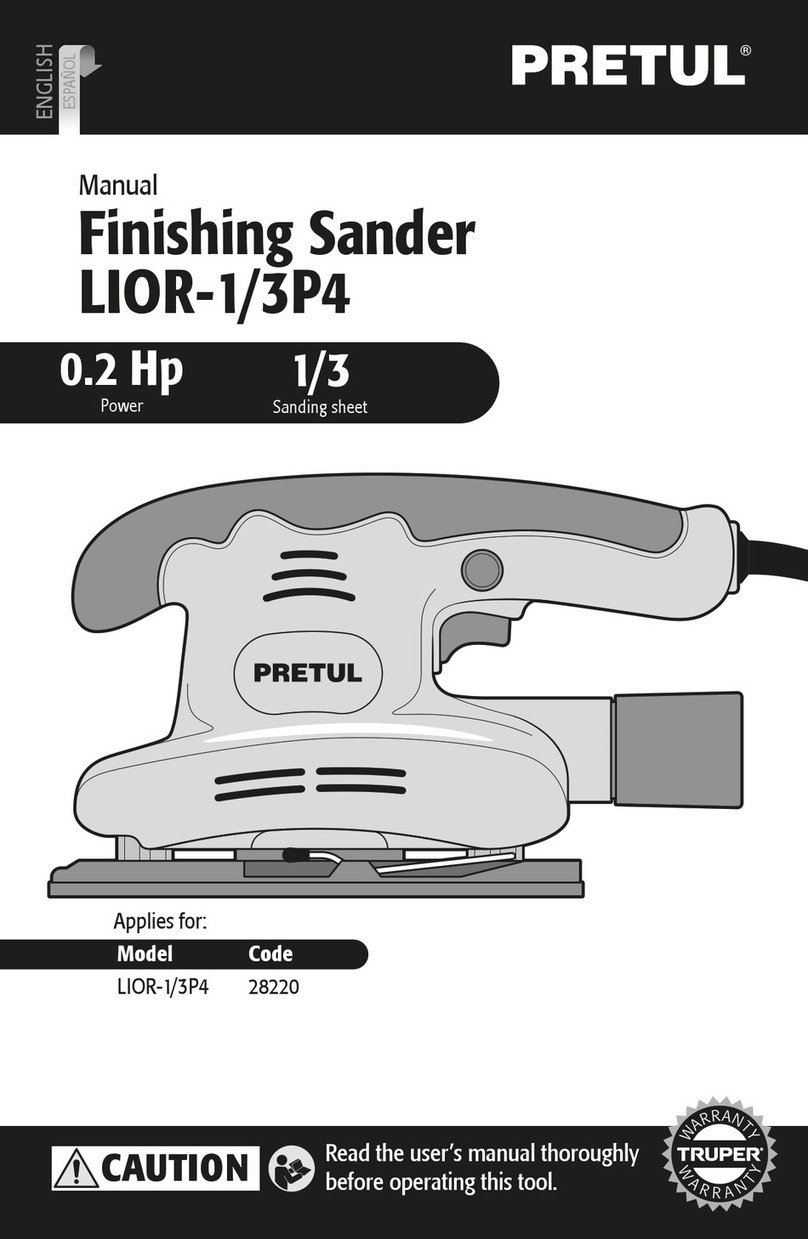 Truper PRETUL LIOR-1/3P4 manual