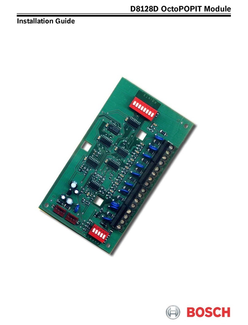 Bosch D8128D User manual