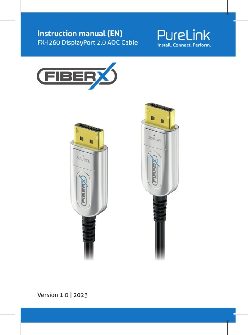 PureLink Fiberx FX-I260 User manual