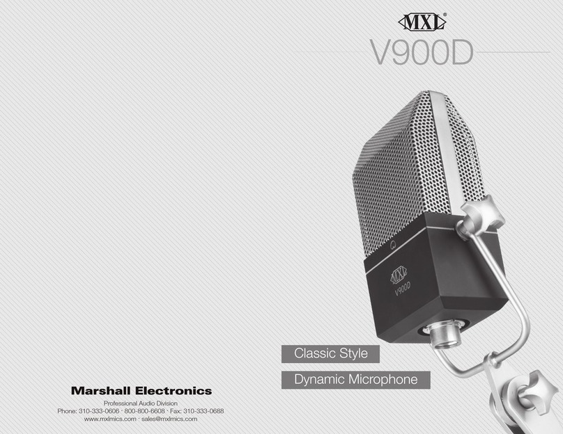 Marshall Electronics MXL V900D User manual