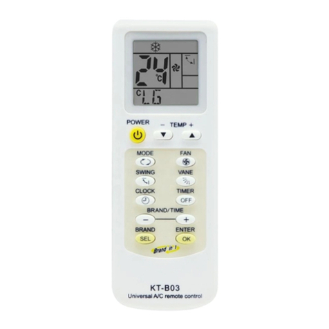 Wellclima KT-B03 quick start guide