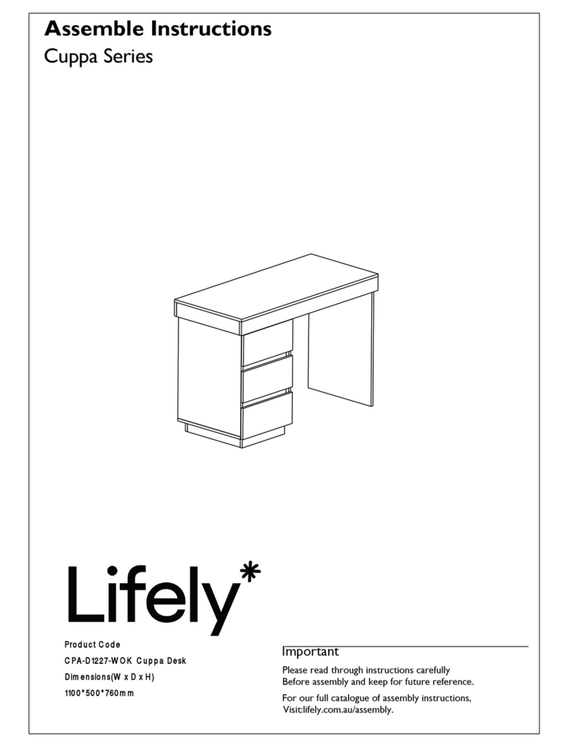 Lifely Cuppa Series Assemble instructions