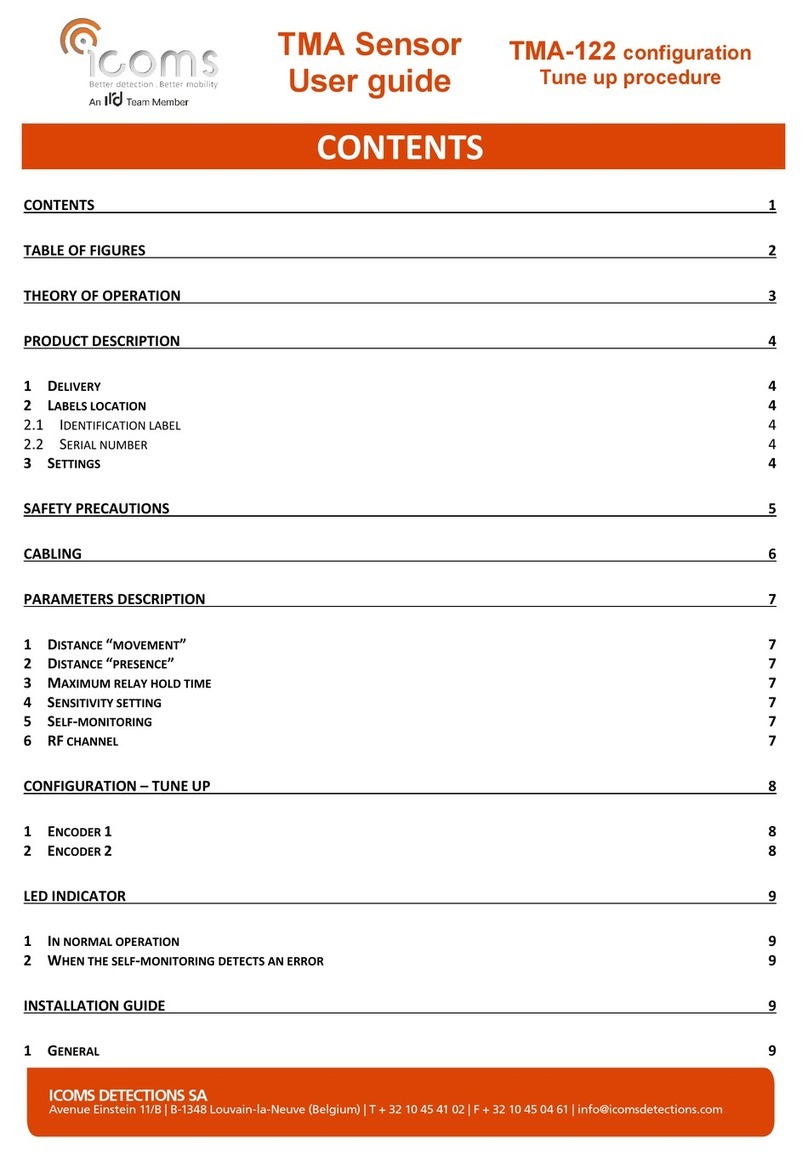 icoms TMA-122 user guide