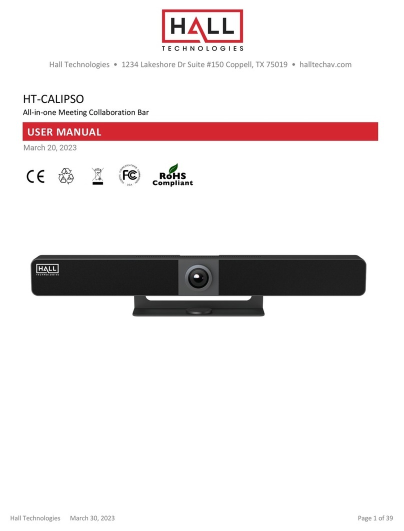 Hall Technologies HT-CALIPSO user manual Hall Technologies HT-CALIPSO user manual