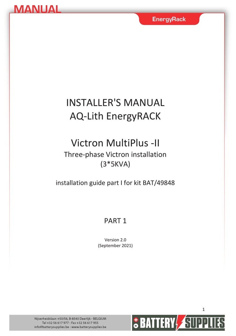 Battery Supplies Victron MultiPlus -II Installer manual
