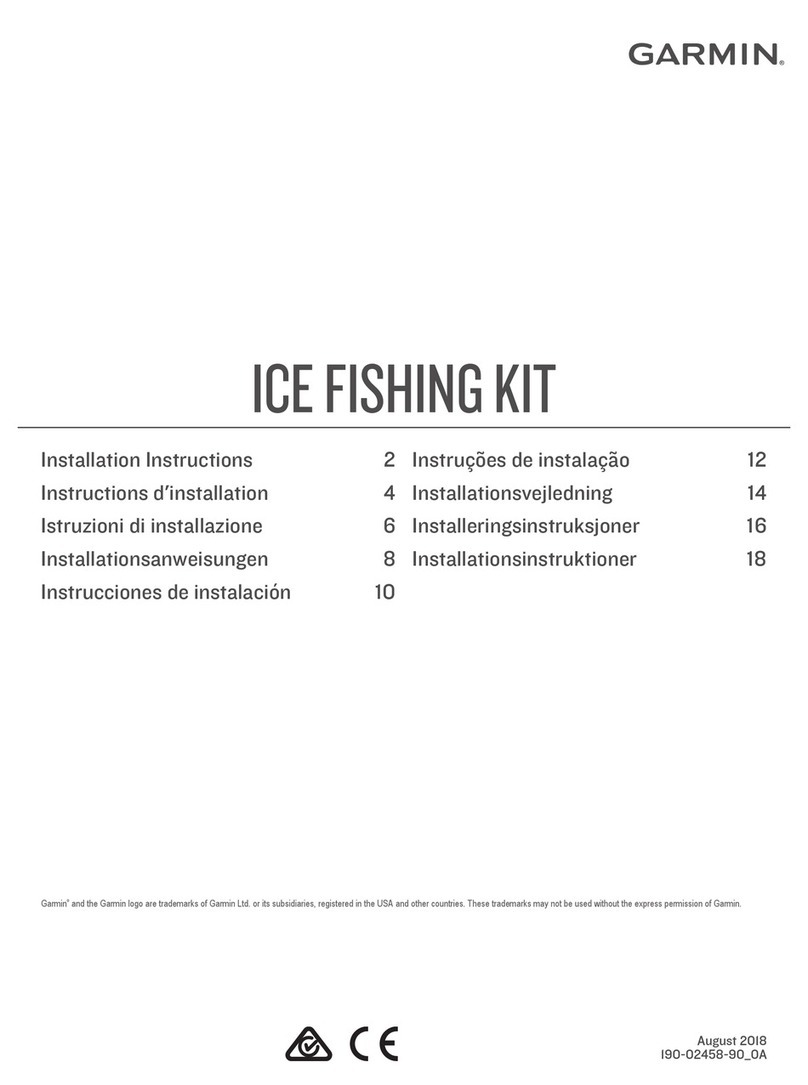 Garmin PORTABLE ICE FISHING KIT installation instructions