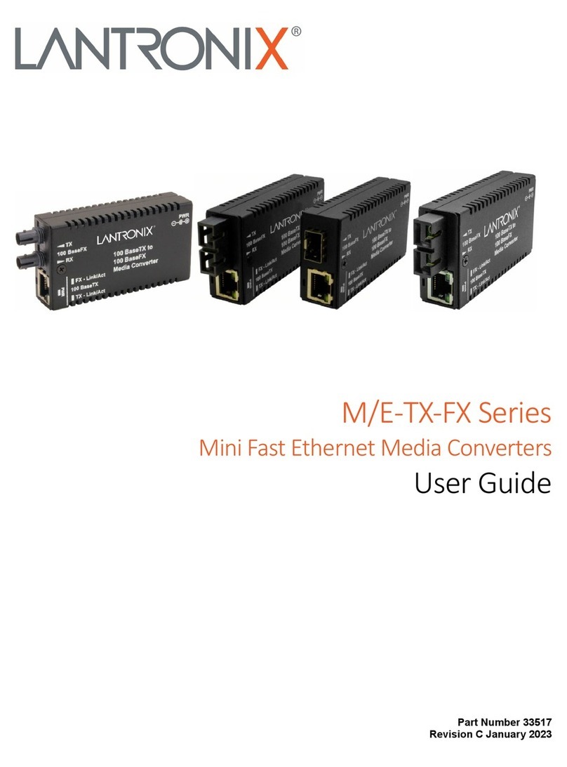 Lantronix M/E-TX-FX Series user guide