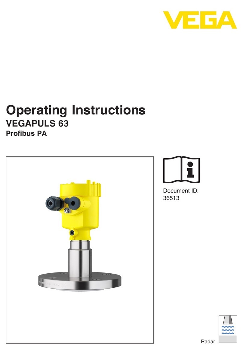 Vega VEGAPULS 63 operating instructions
