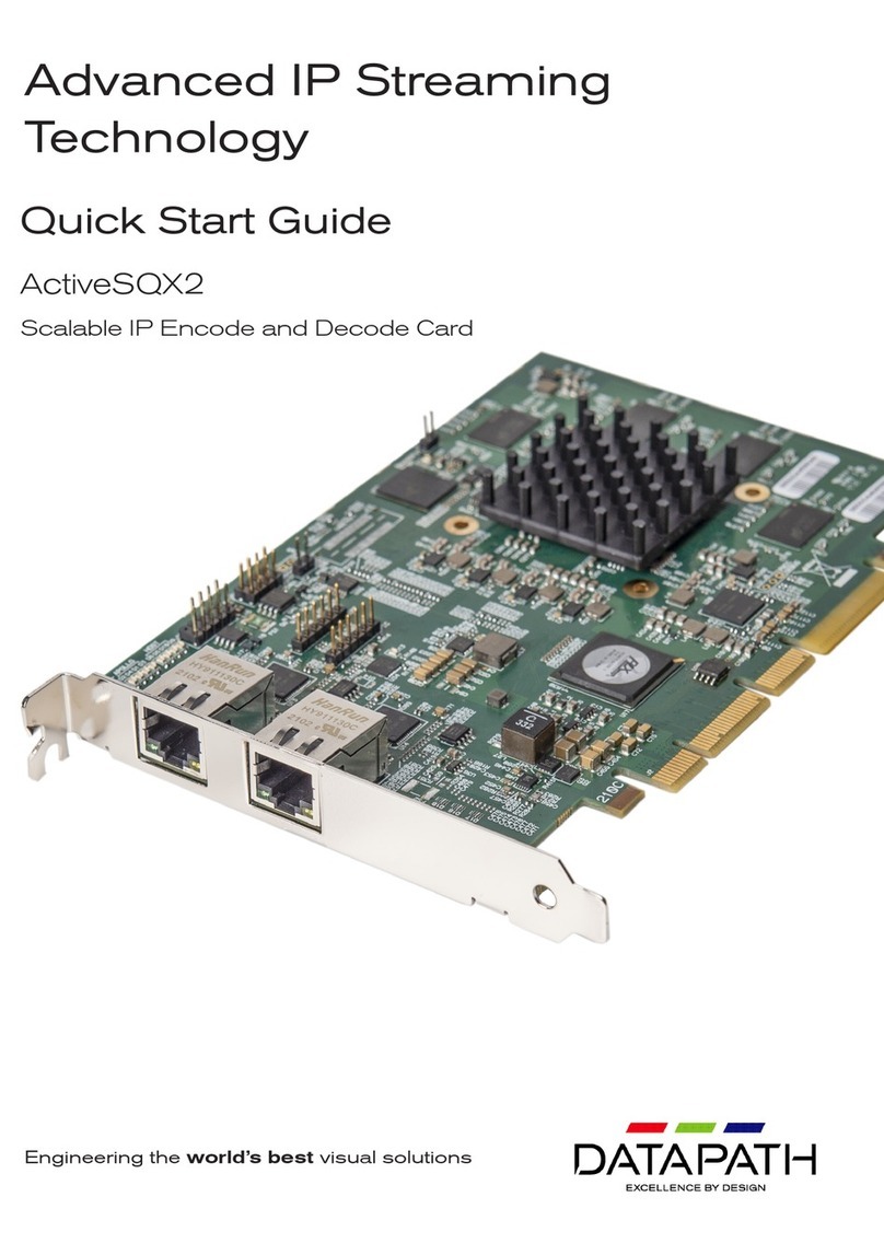Datapath ActiveSQX2 quick start guide