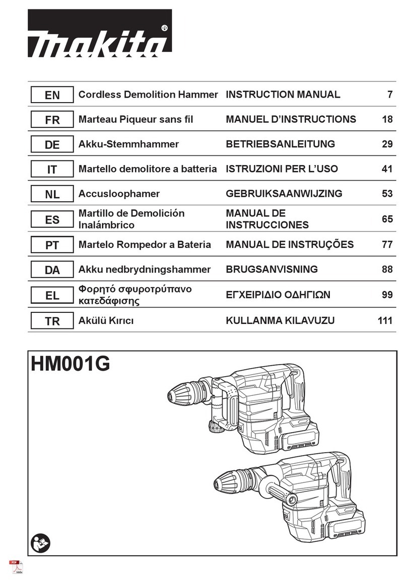 Makita HM001G User manual