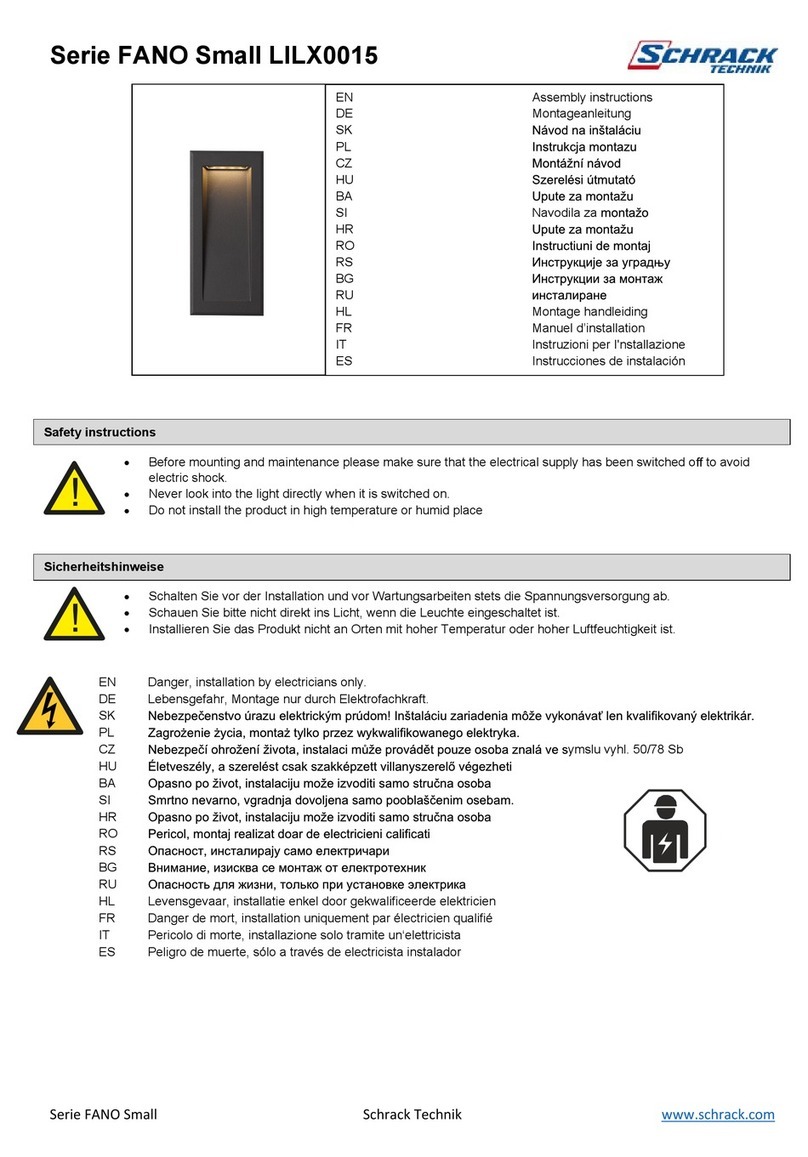 Schrack Technik FANO Series User manual Schrack Technik FANO Series User manual