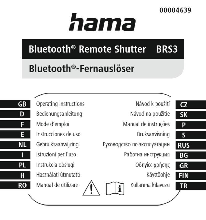 Hama BRS3 operating instructions
