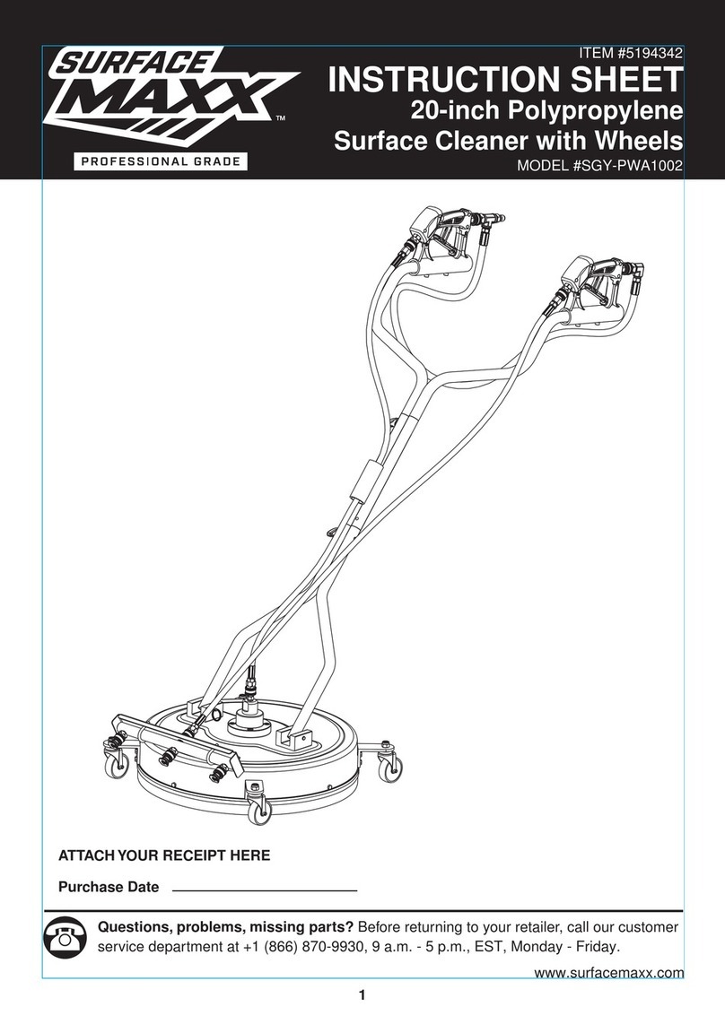 SurfaceMaxx SGY-PWA1002 instruction sheet