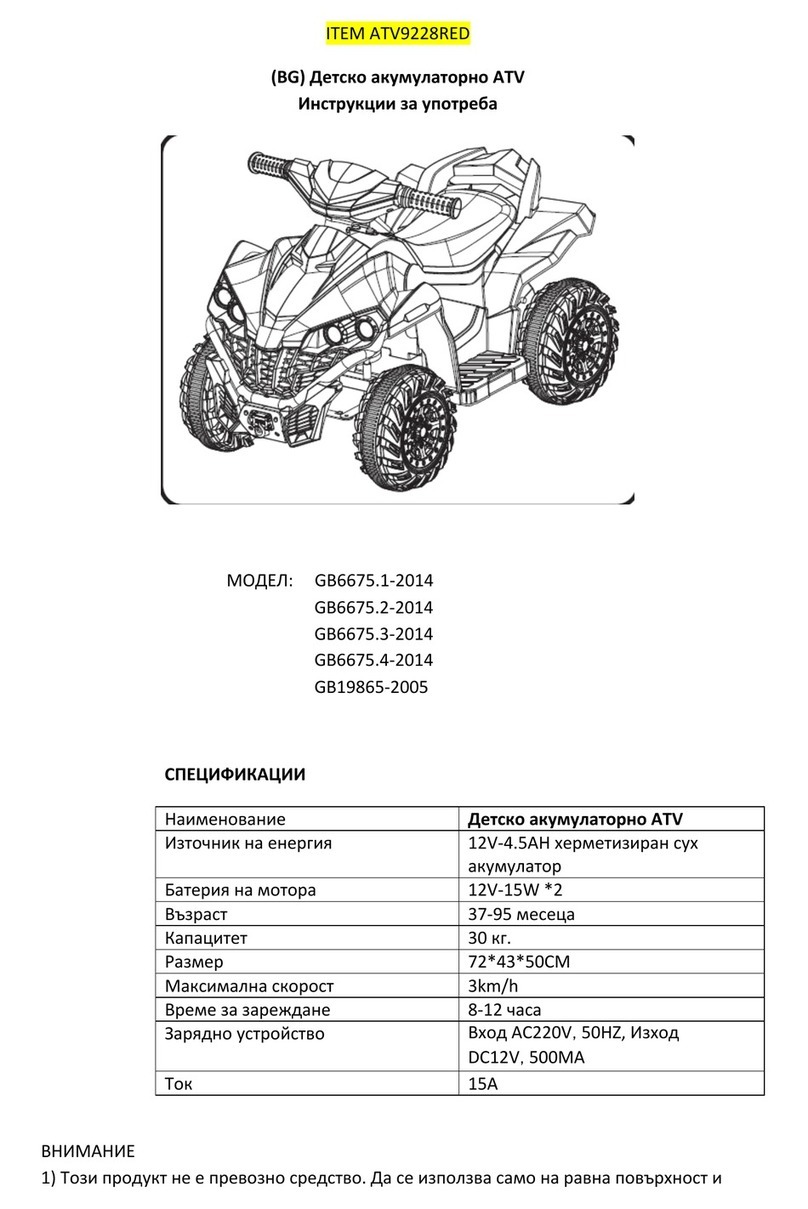 Jumbo ATV9228RED instruction manual