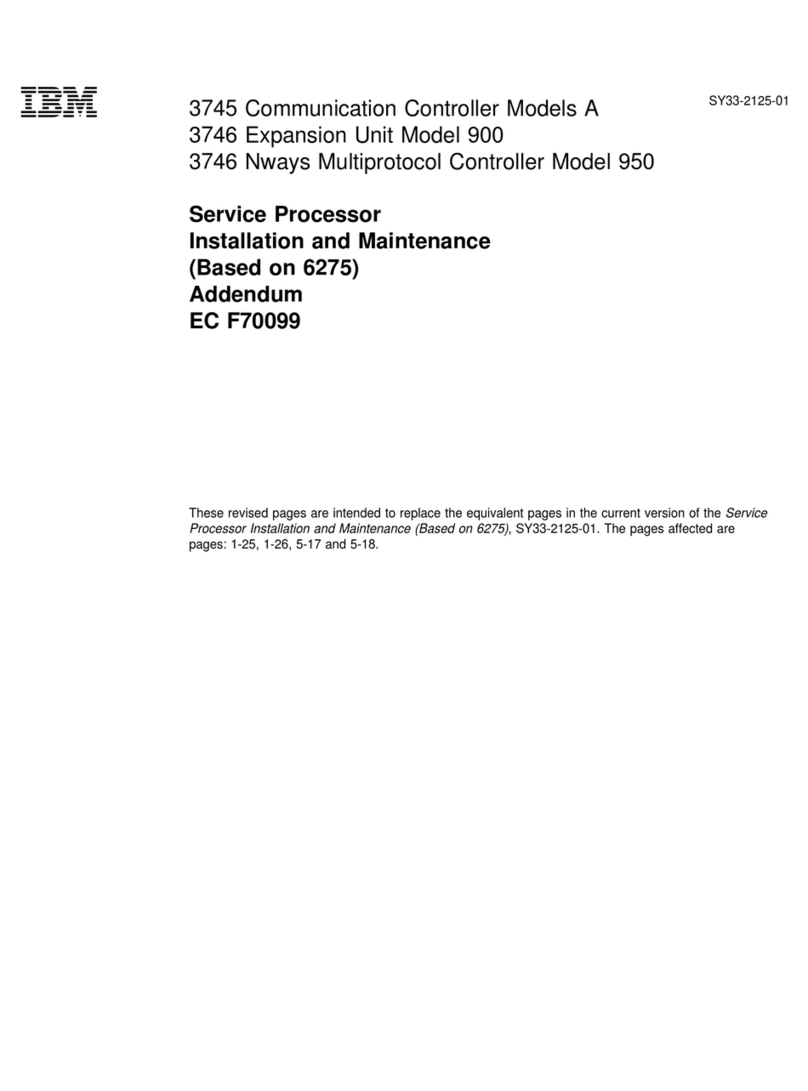 IBM 3745 Series Instruction Manual