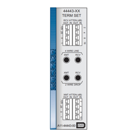 Dantel 44443 Installation & operation manual