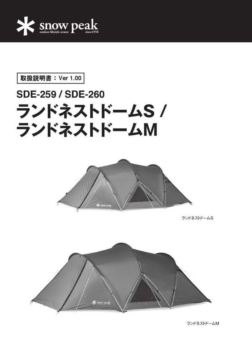 Snow Peak Land Nest Dome Small product manual