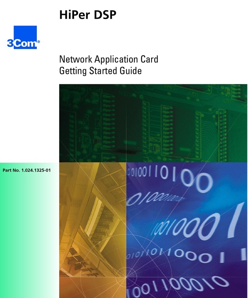 3Com HiPer DSP User manual