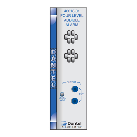 Dantel 46018 Installation & operation manual