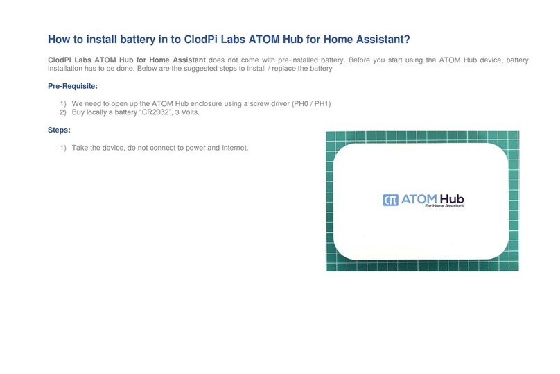 ClodPi Labs ATOM Hub User manual