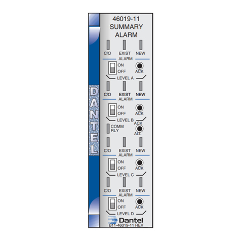 Dantel 46019 Installation & operation manual