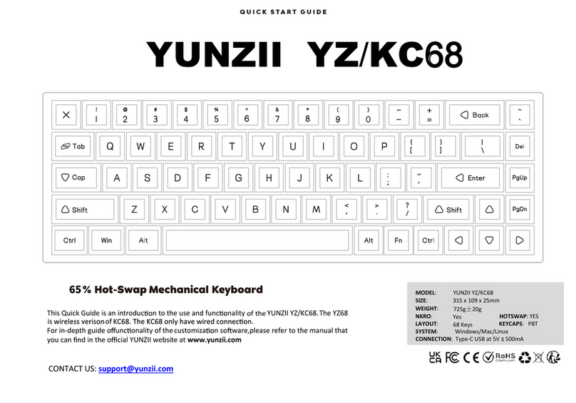 YUNZII YZ68 quick start guide