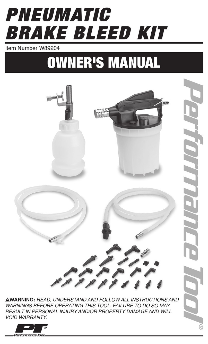 Perfomance Tool W89204 owner's manual