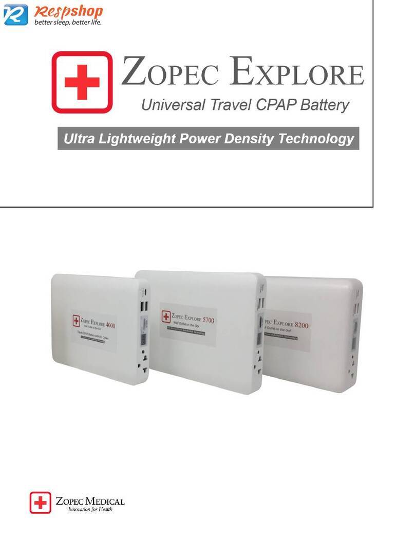 Zopec Medical Explore 4000 user manual