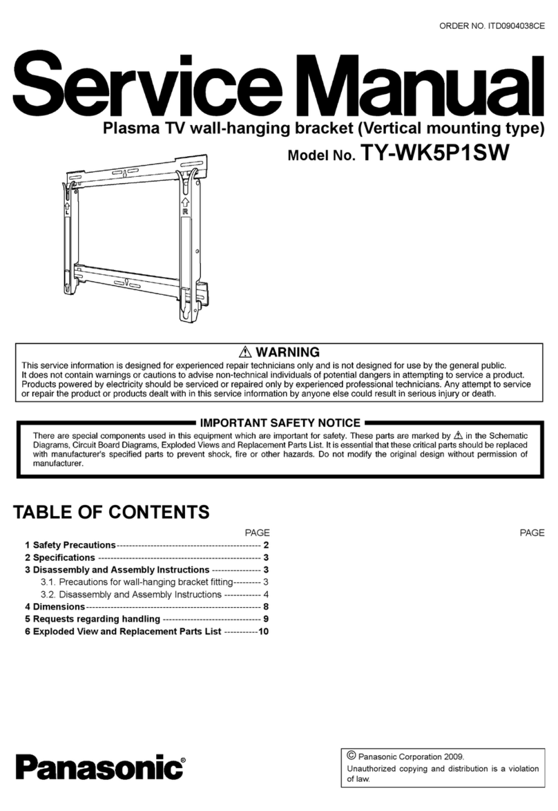 Panasonic TY-WK5P1SW Service manual