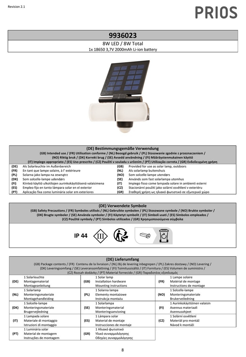 PRIOS 9936023 installation manual