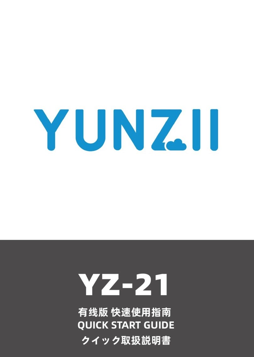YUNZII YZ-21 User manual