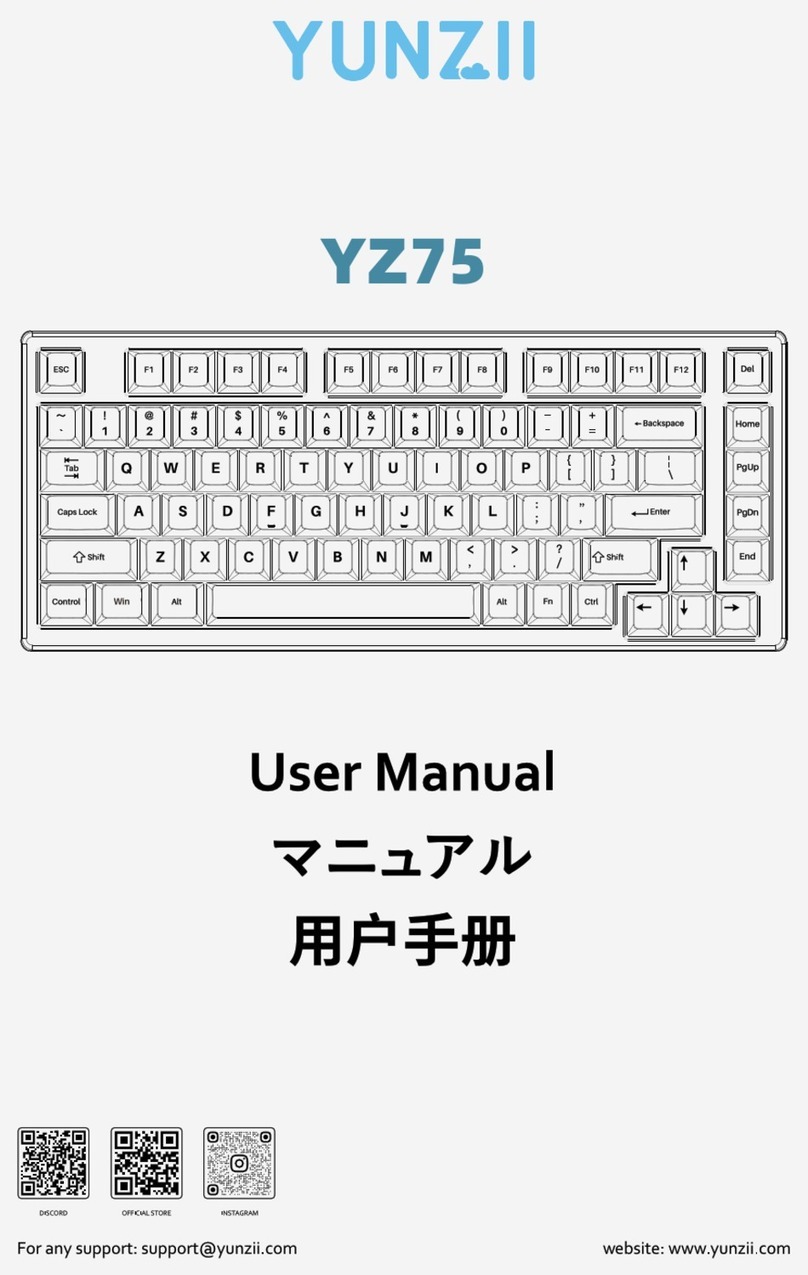 YUNZII YZ75 user manual