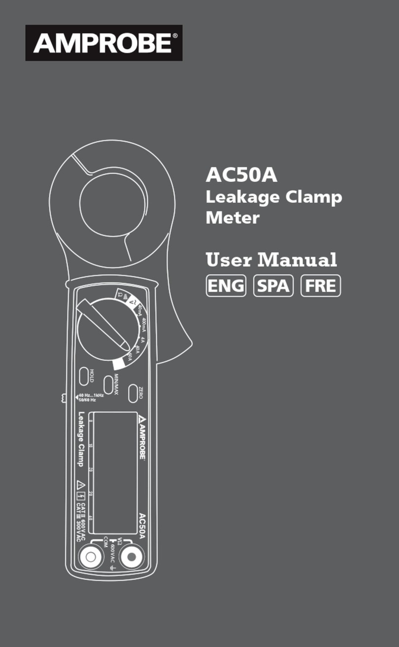 Amprobe AC50A User manual Amprobe AC50A User manual
