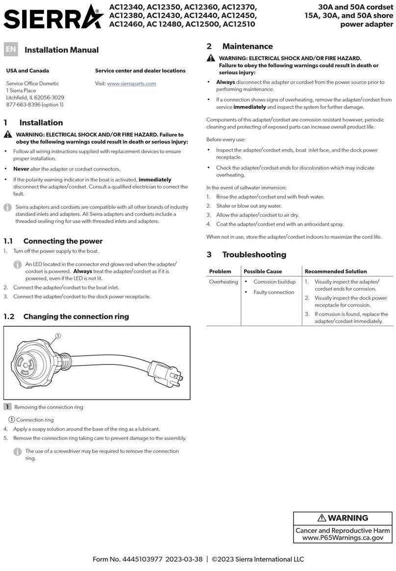 Sierra AC12340 installation manual