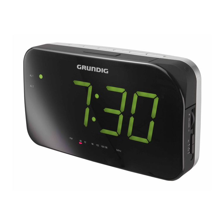 Grundig Sonoclock 490 User manual