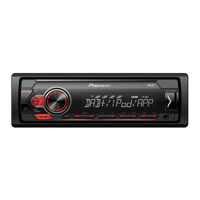 Pioneer MVH-S210DAB quick start guide
