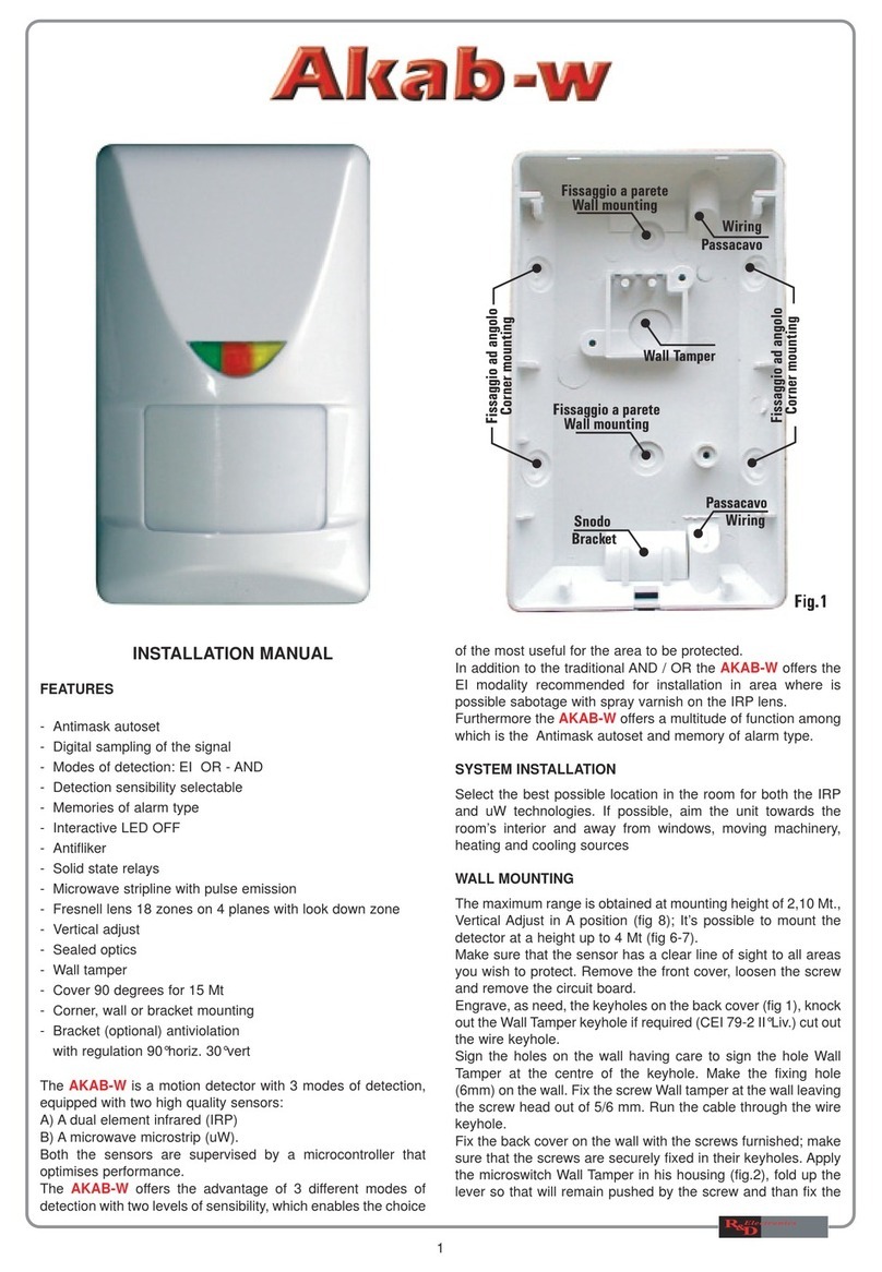R&D AKAB-W installation manual