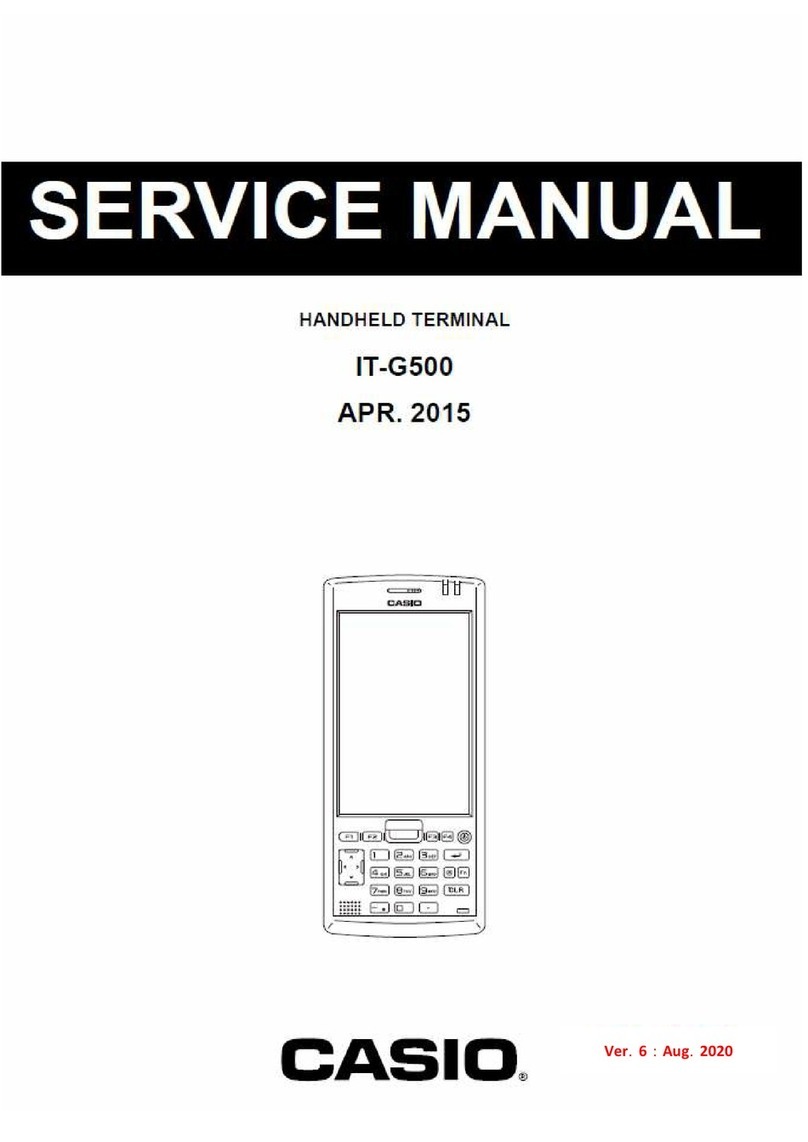 Casio IT-G500 Series User manual Casio IT-G500 Series User manual