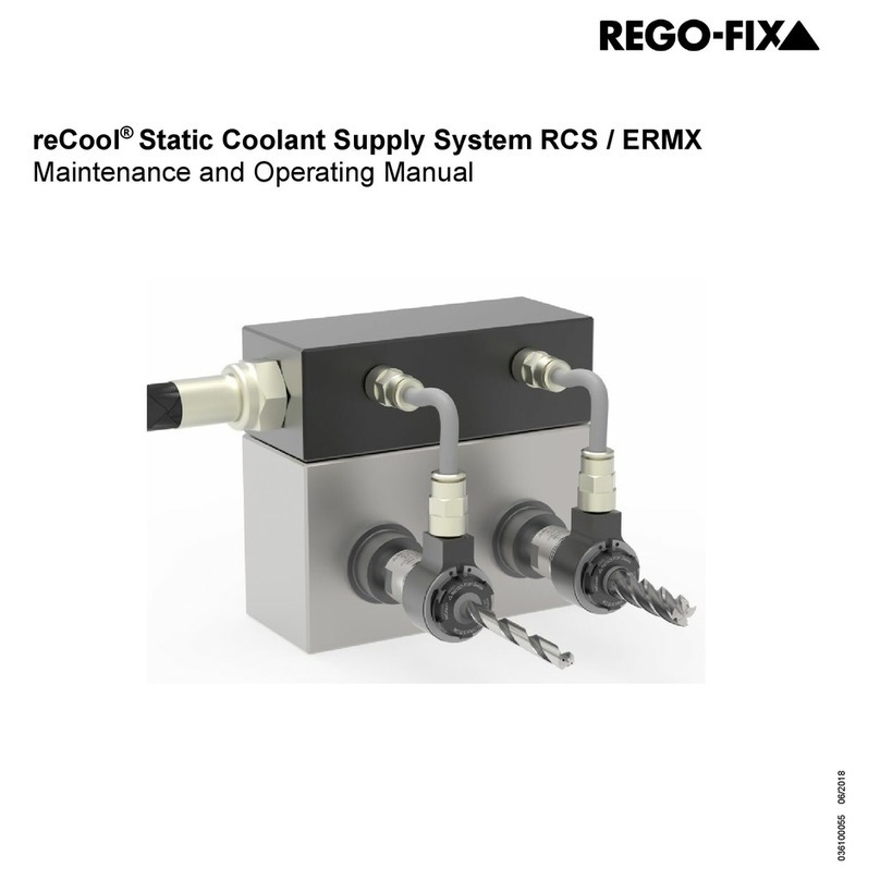 Rego-fix reCool RCS/ERMX 16 Maintenance and operating manual Rego-fix reCool RCS/ERMX 16 Maintenance and operating manual