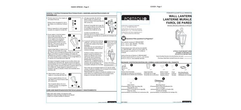Portfolio 18221 User manual