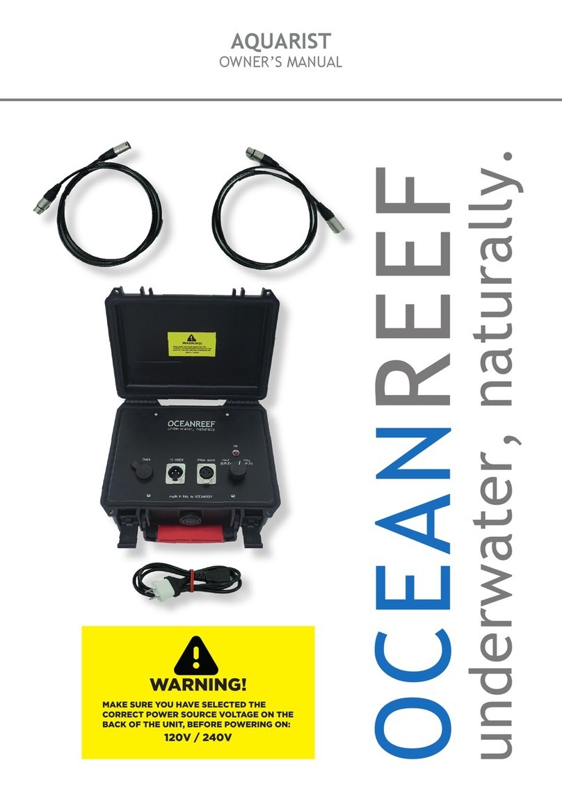 Ocean Reef AQUARIST owner's manual