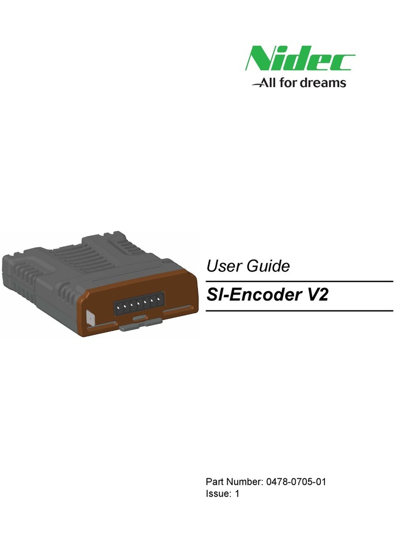 Nidec SI-Encoder V2 User manual