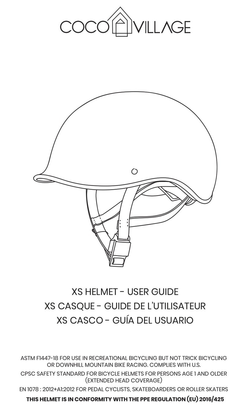 COCOVILLAGE XS HELMET user guide