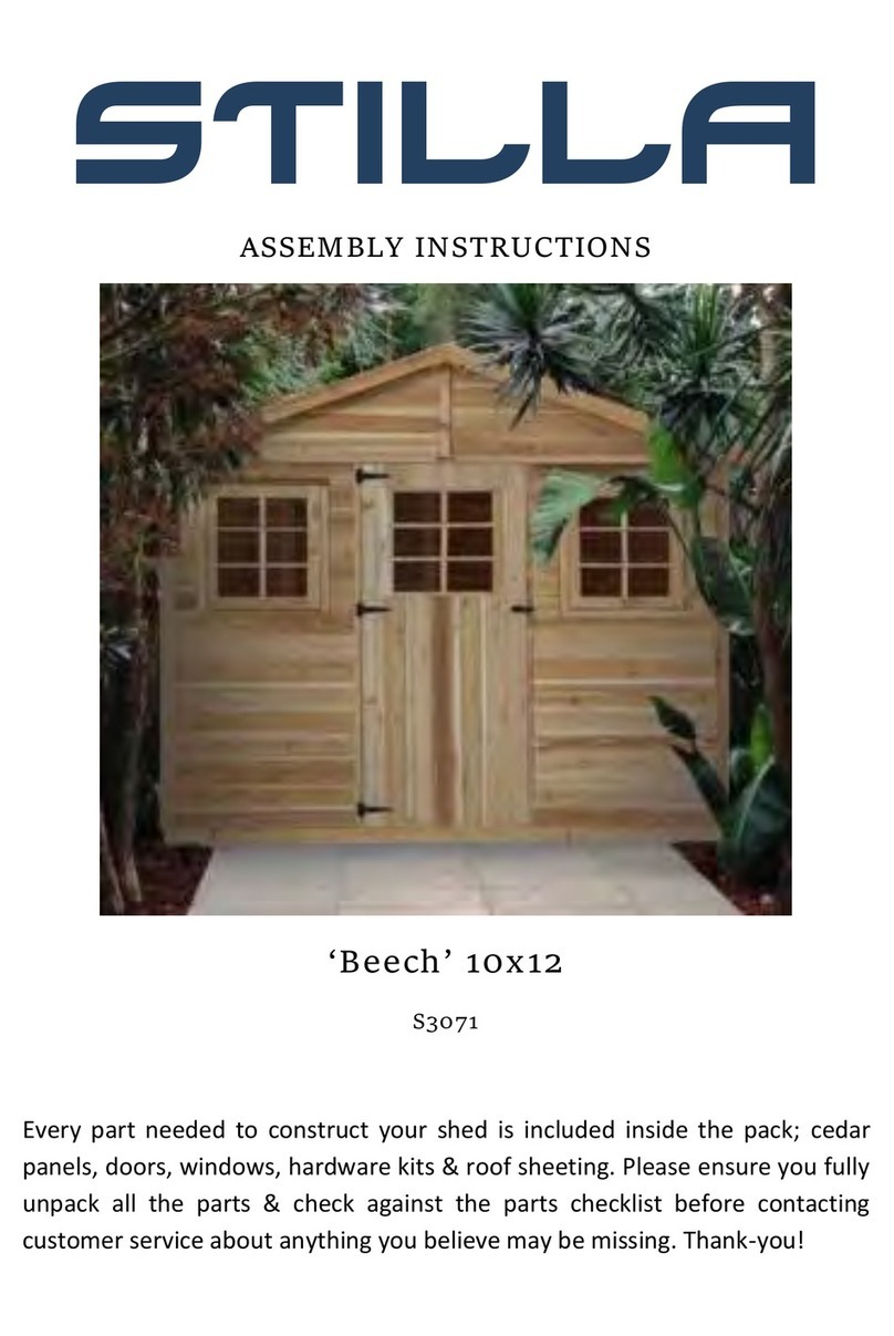 STILLA Beech 10x12 Assembly instructions