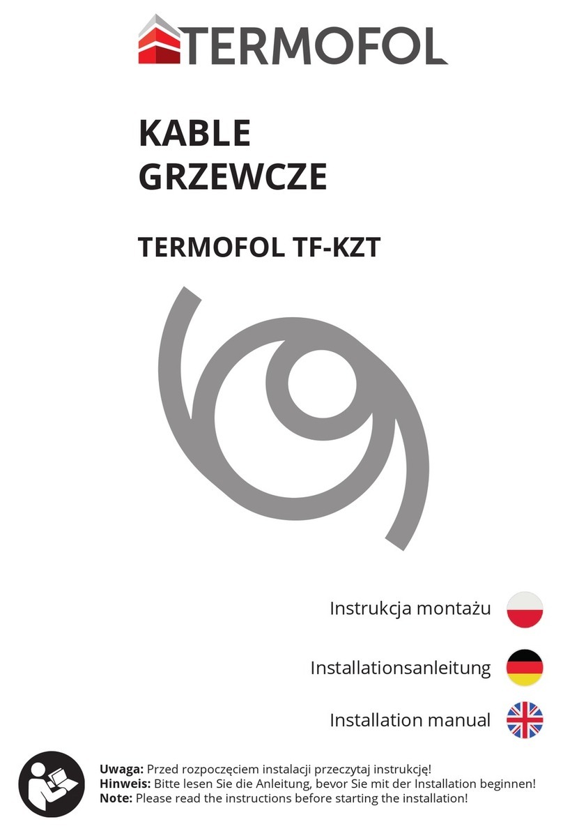 TERMOFOL TF-KZT installation manual