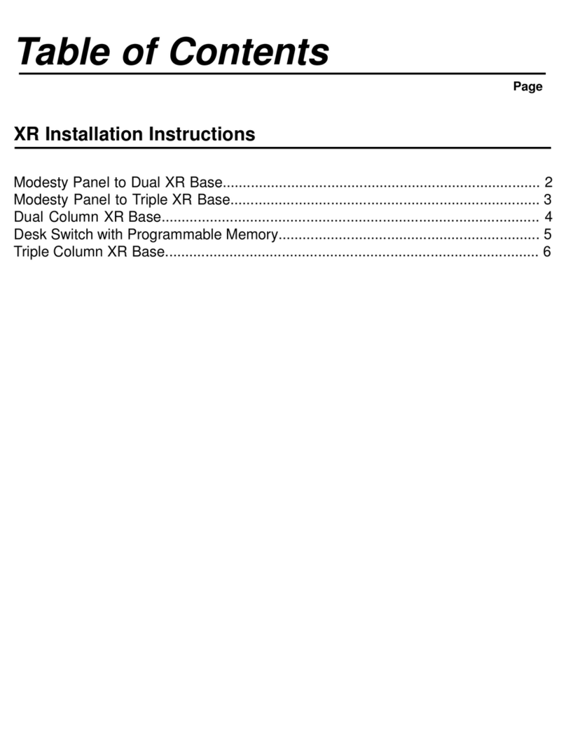 Mayline XR installation instructions